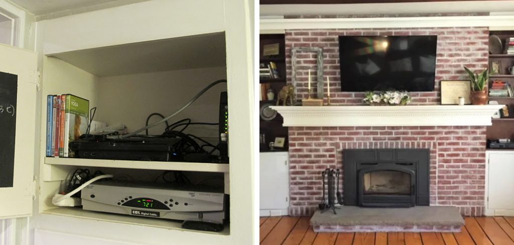 How to Hide Cable Box on Mantle