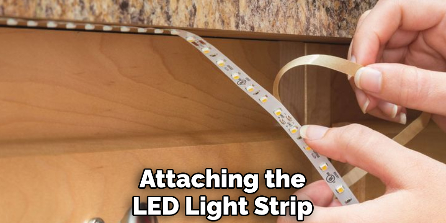 Attaching the LED Light Strip