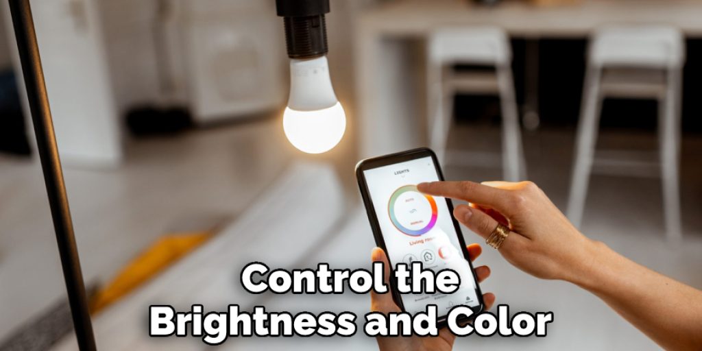 Control the Brightness and Color