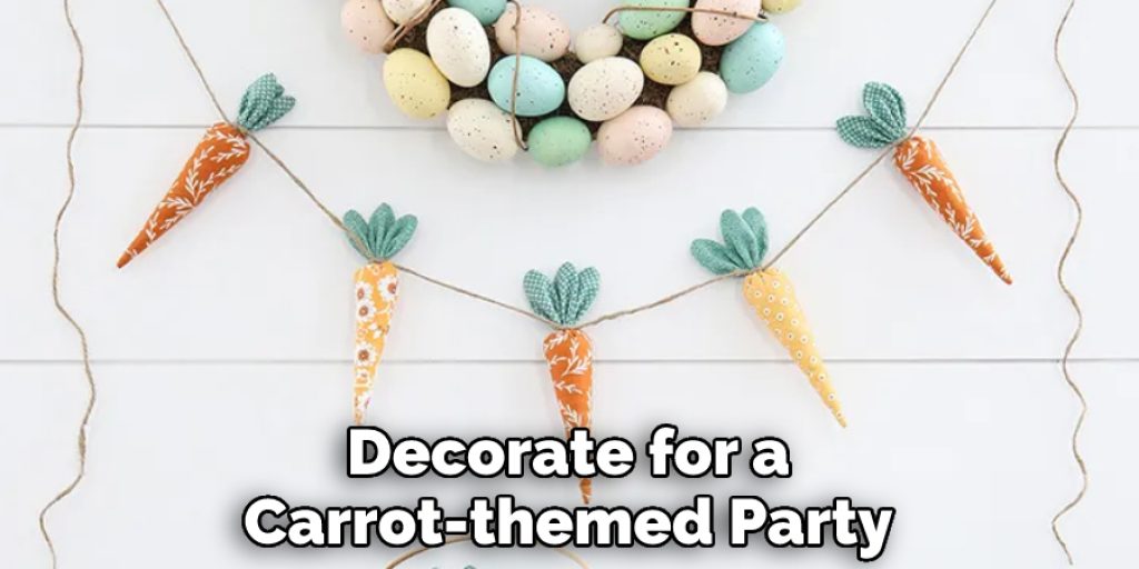 Decorate for a Carrot-themed Party
