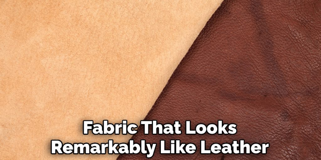 Fabric That Looks Remarkably Like Leather