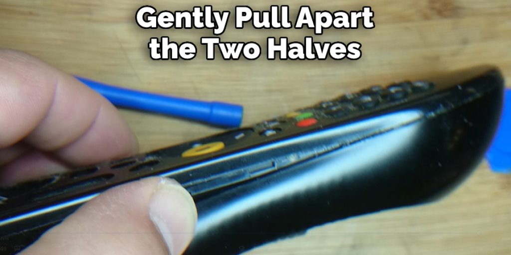 Gently Pull Apart the Two Halves