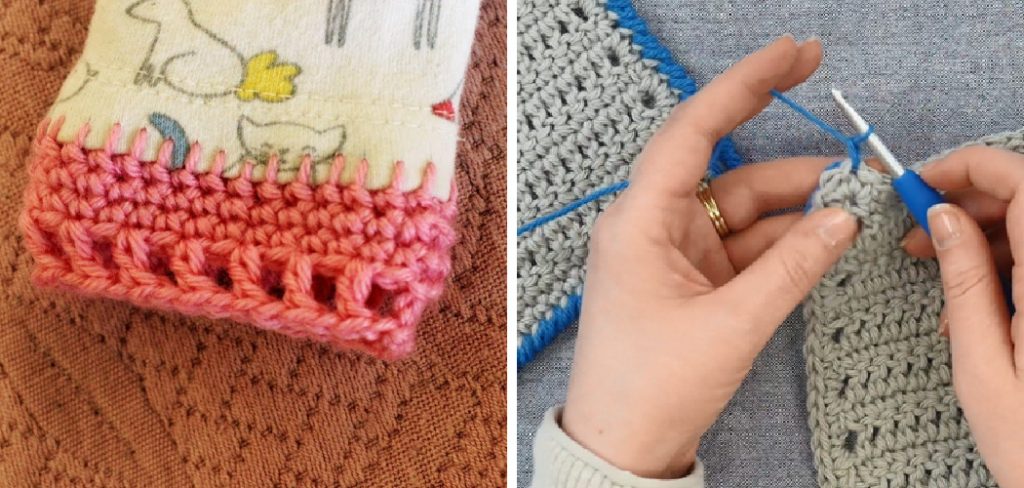 How to Make Holes in Fabric for Crochet Edging