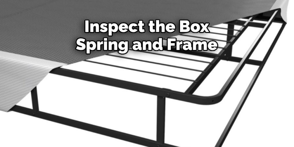 Inspect the Box  Spring and Frame