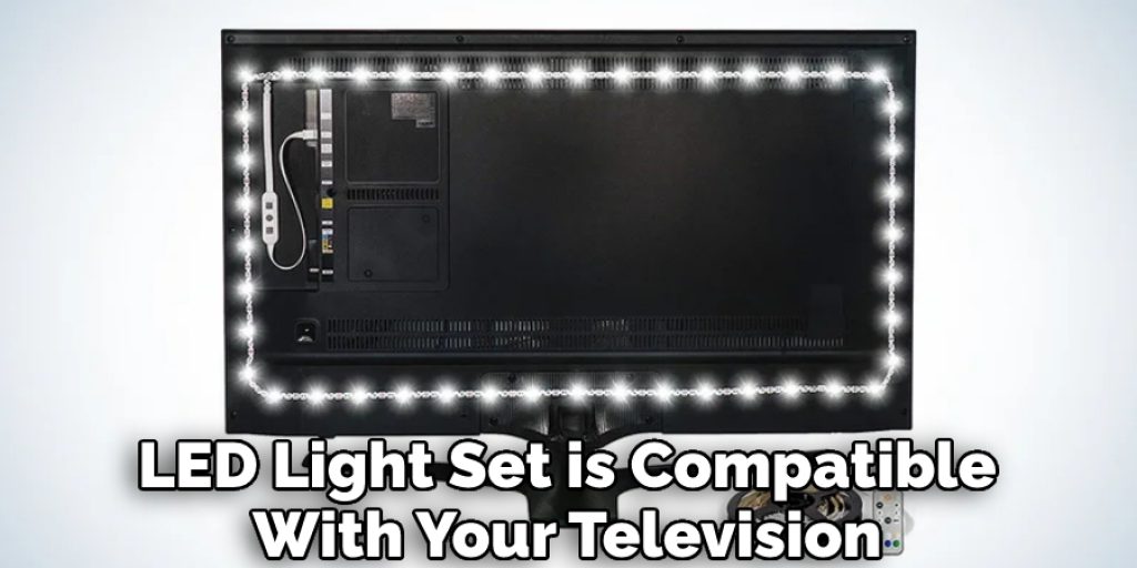 LED Light Set is Compatible With Your Television