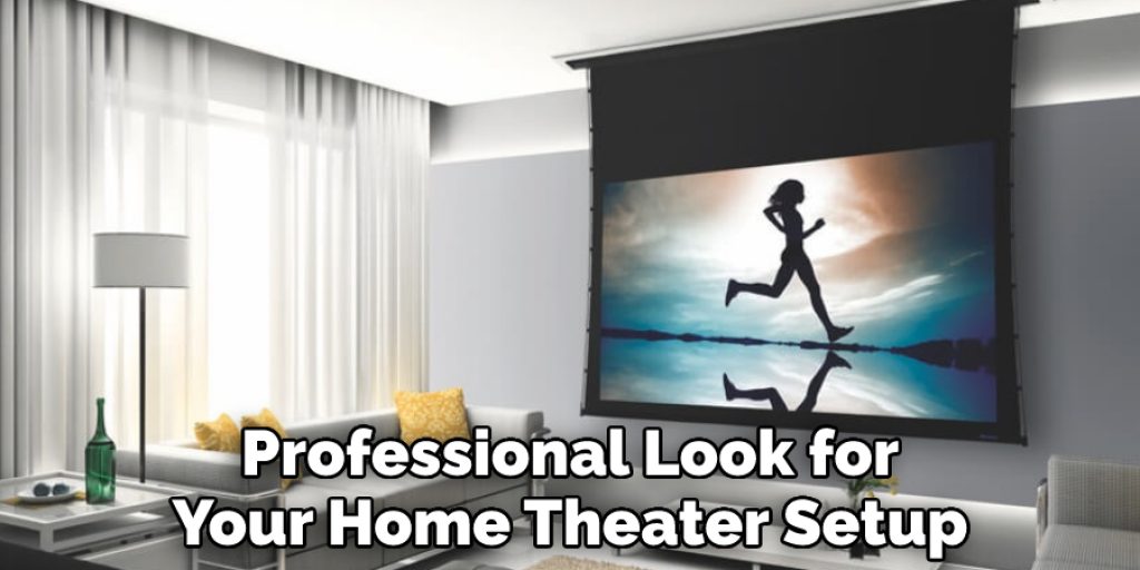 Professional Look for Your Home Theater Setup
