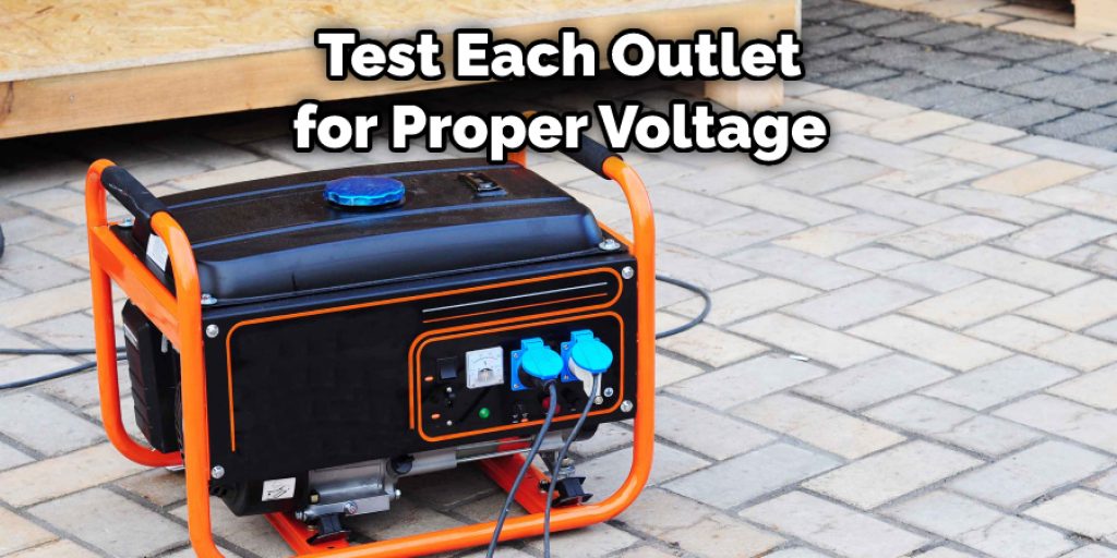 Test Each Outlet for Proper Voltage