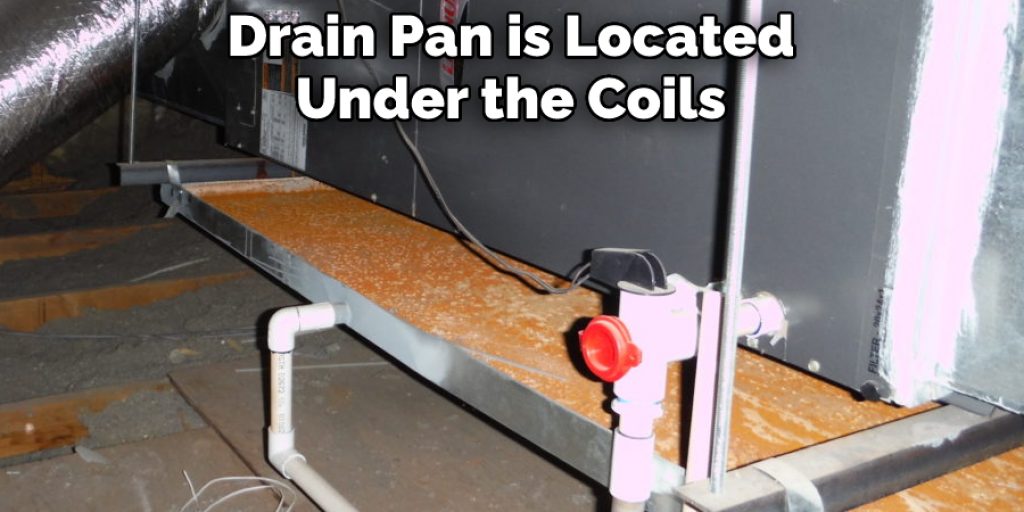 Drain Pan is Located Under the Coils