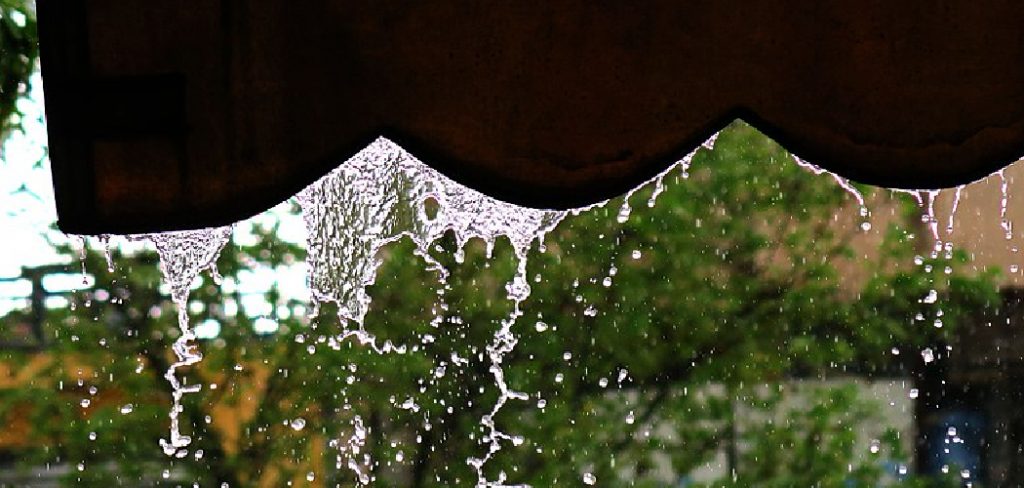 How to Keep Water from Pooling on Canopy