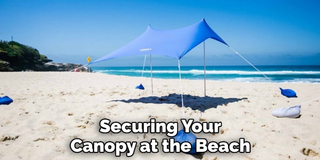 Securing Your Canopy at the Beach