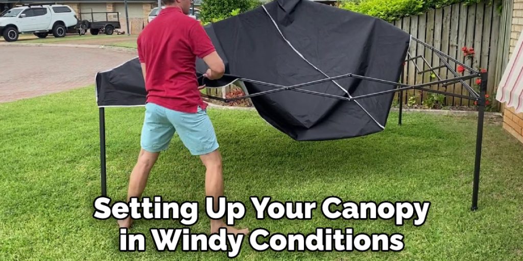 Setting Up Your Canopy in Windy Conditions