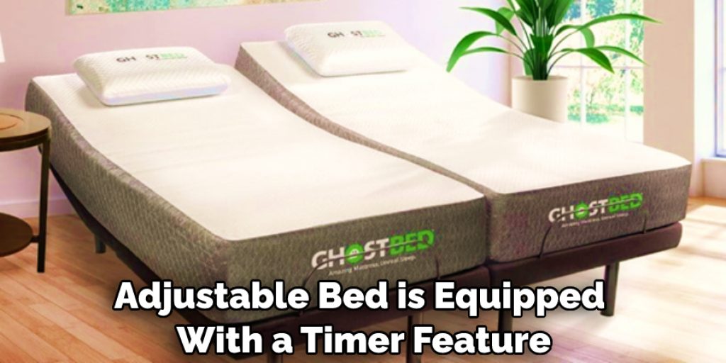 Adjustable Bed is Equipped With a Timer Feature