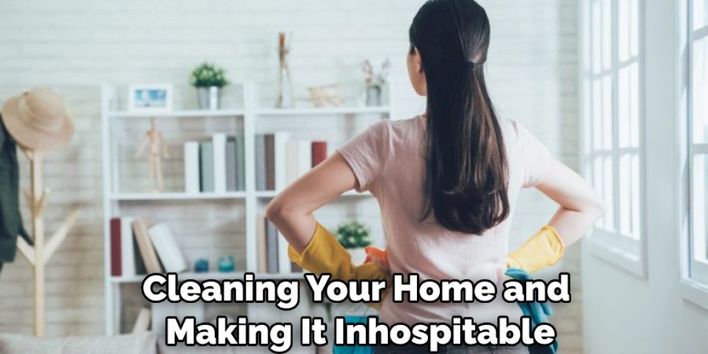 Cleaning Your Home and Making It Inhospitable