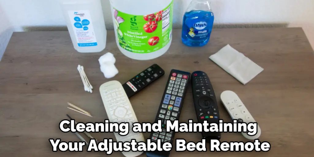 Cleaning and Maintaining Your Adjustable Bed Remote