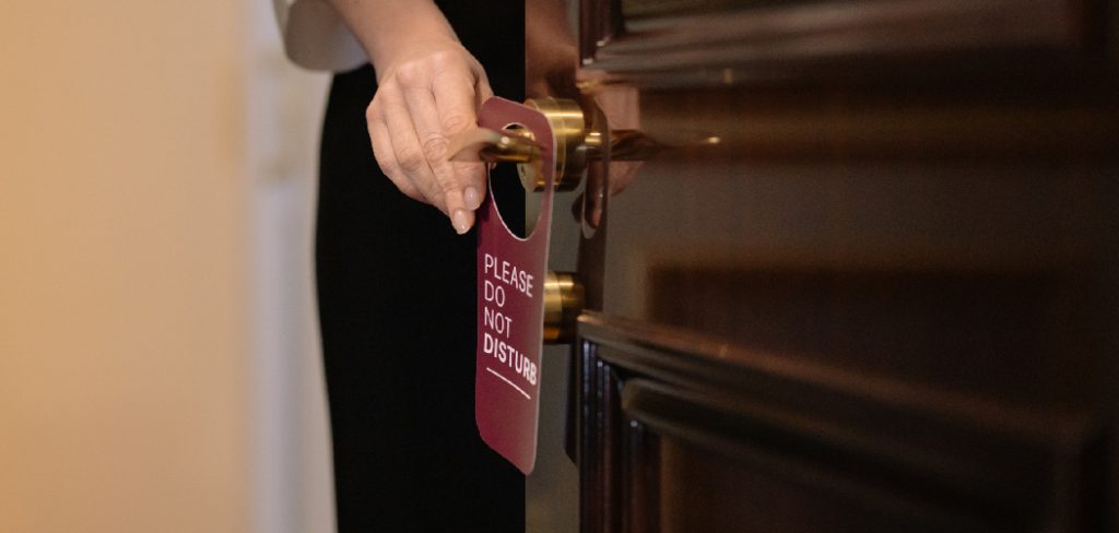 How to Secure Hotel Door With Hanger