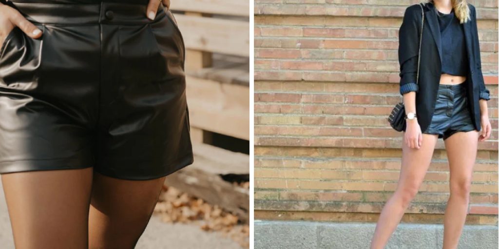 How to Wear Leather Shorts