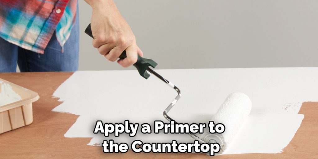 Apply a Primer to the Countertop