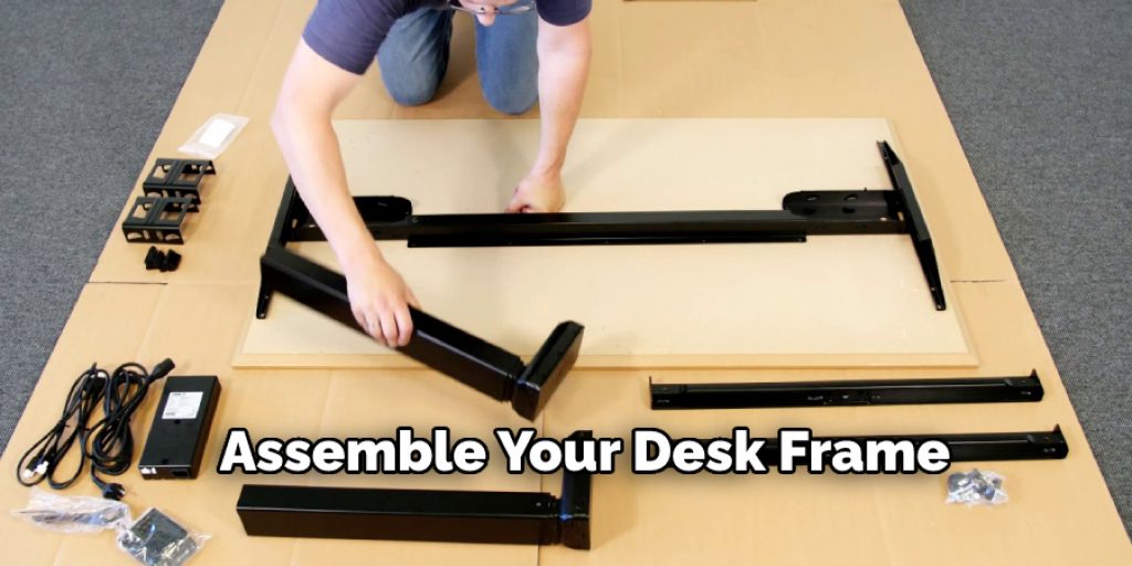 Assemble Your Desk Frame