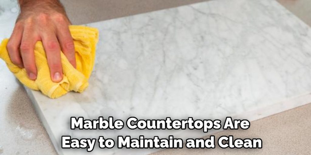 Marble Countertops Are Easy to Maintain and Clean