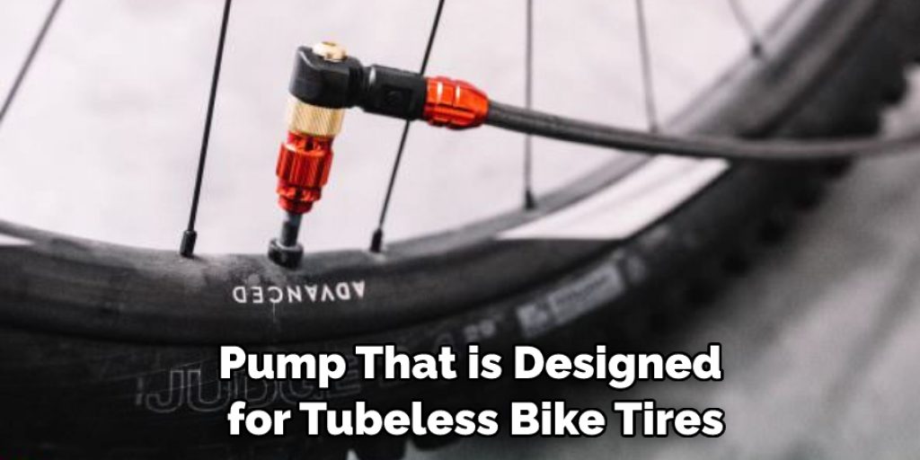 Pump That is Designed for Tubeless Bike Tires