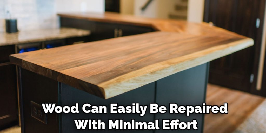 Wood Can Easily Be Repaired With Minimal Effort