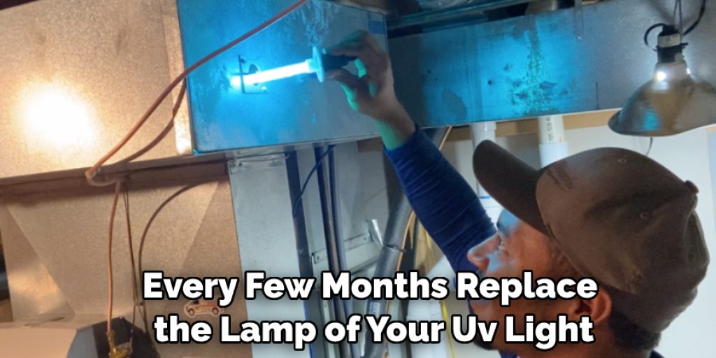 Every Few Months Replace the Lamp of Your Uv Light
