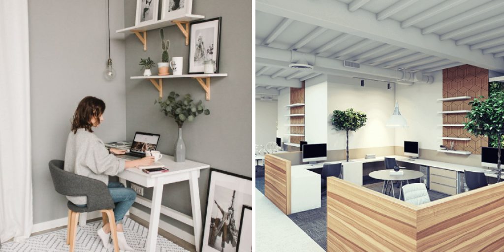 How to Decorate an Office With No Windows