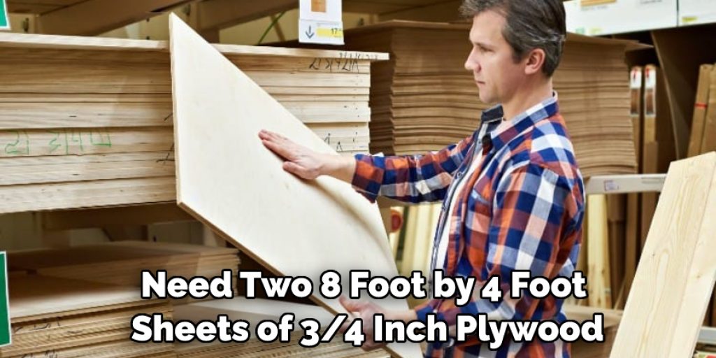 Need Two 8 Foot by 4 Foot Sheets of 3/4 Inch Plywood