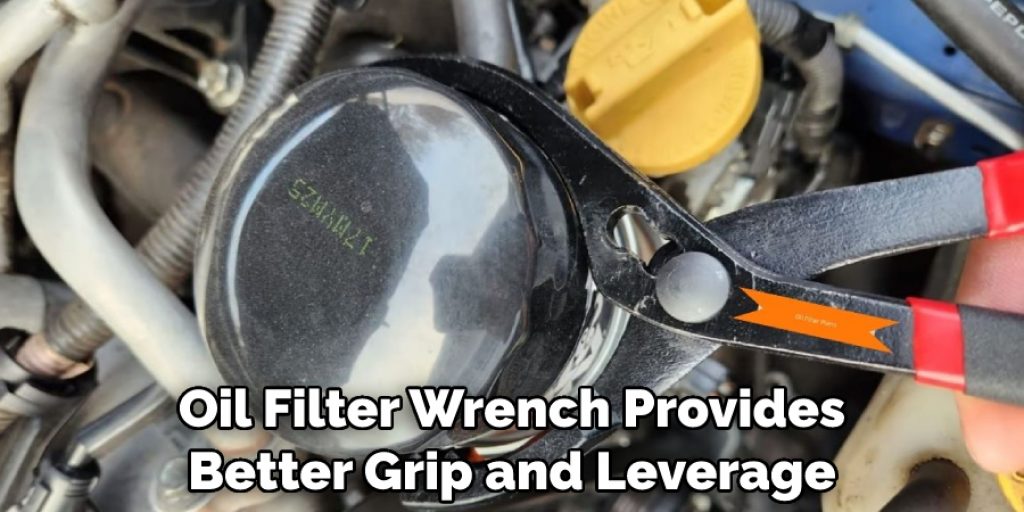 Oil Filter Wrench Provides Better Grip and Leverage