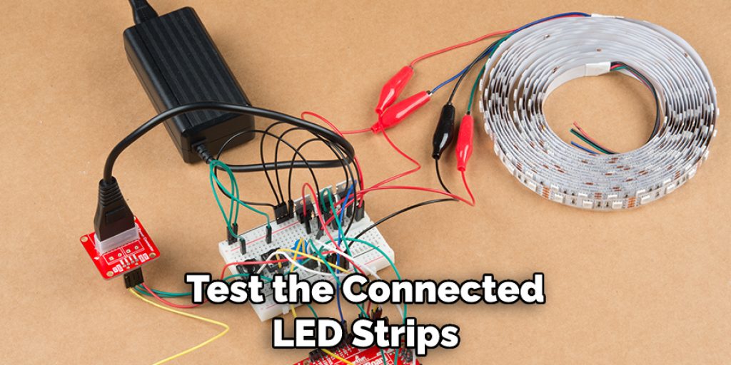 Test the Connected LED Strips