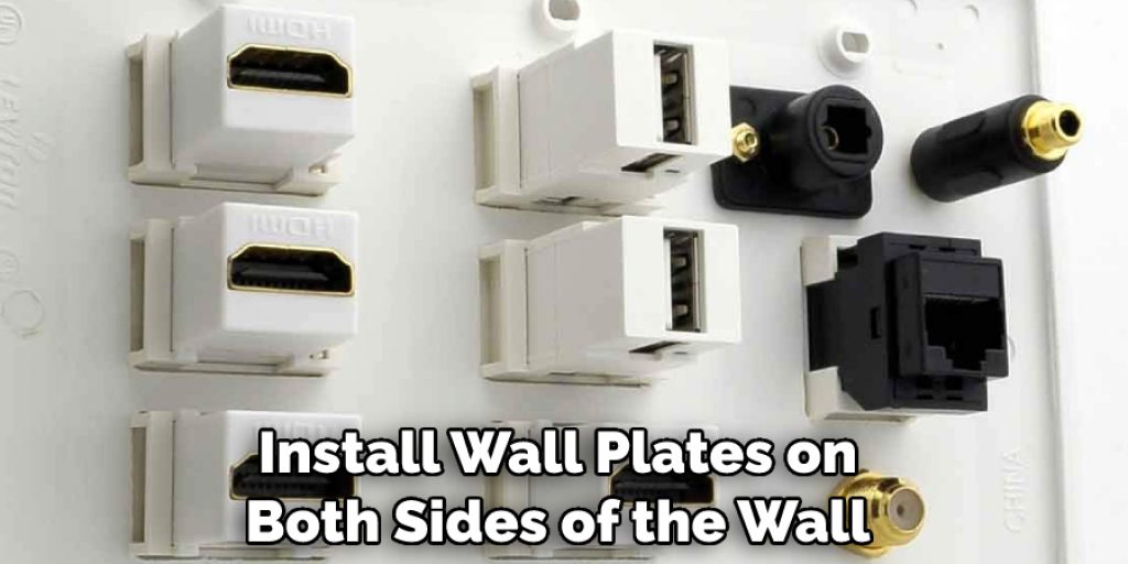 Install Wall Plates on Both Sides of the Wall