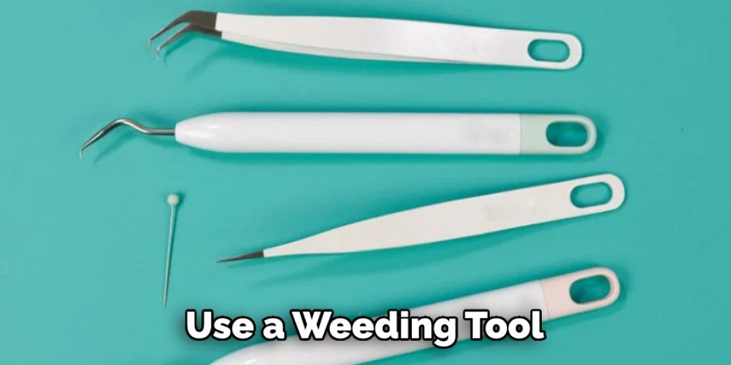 Use a Weeding Tool