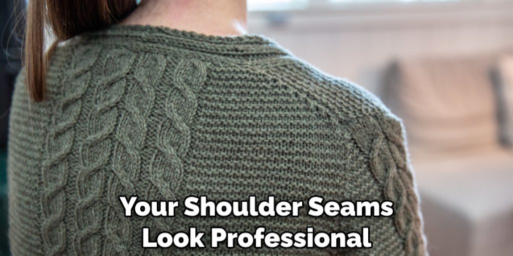 Your Shoulder Seams Look Professional