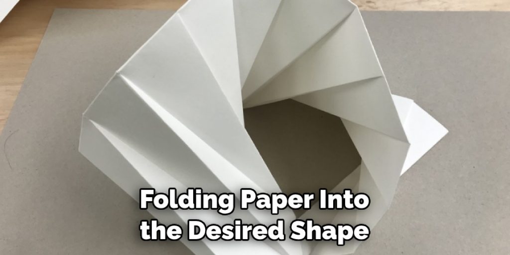 Folding Paper Into the Desired Shape
