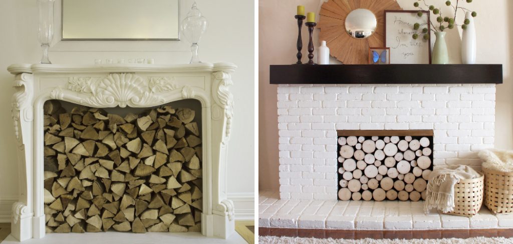 How to Stack Wood in Fireplace