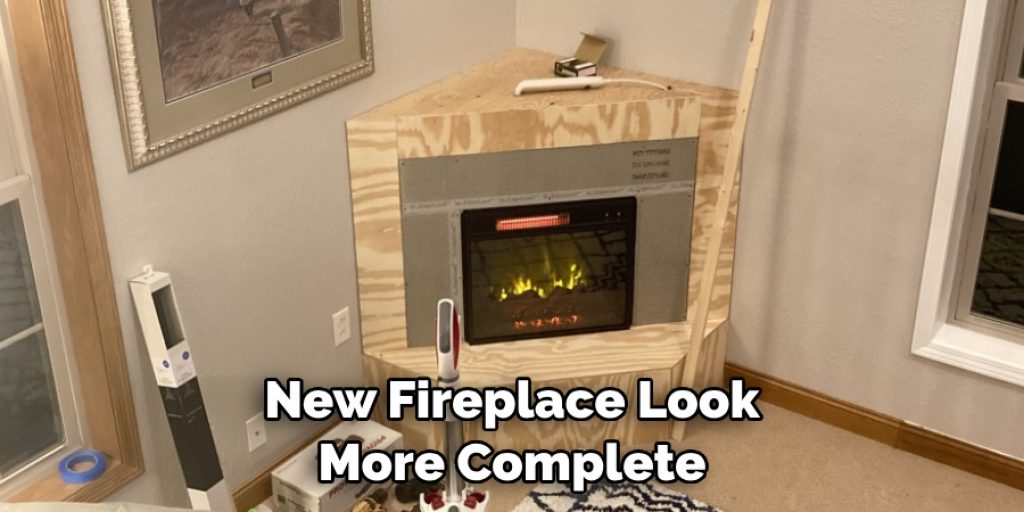 New Fireplace Look More Complete