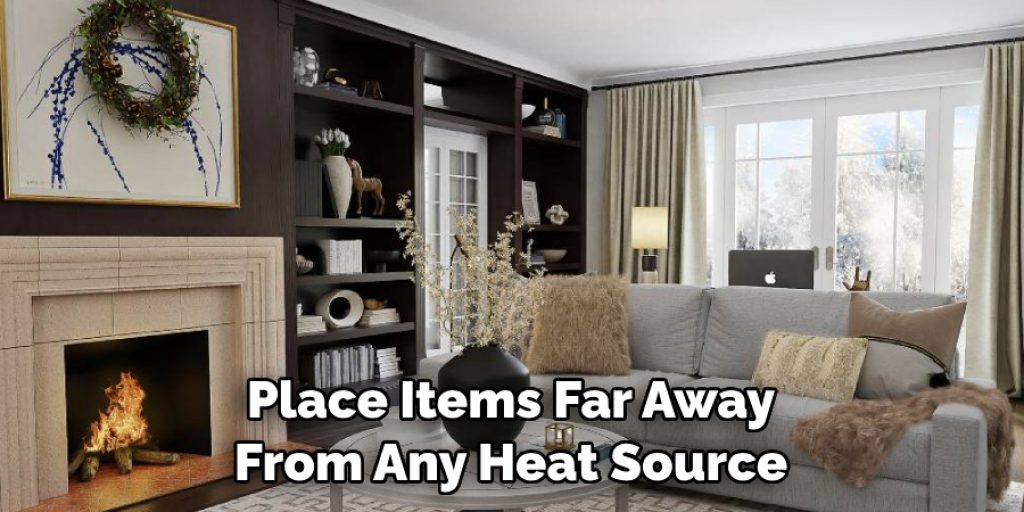 Place Items Far Away From Any Heat Source