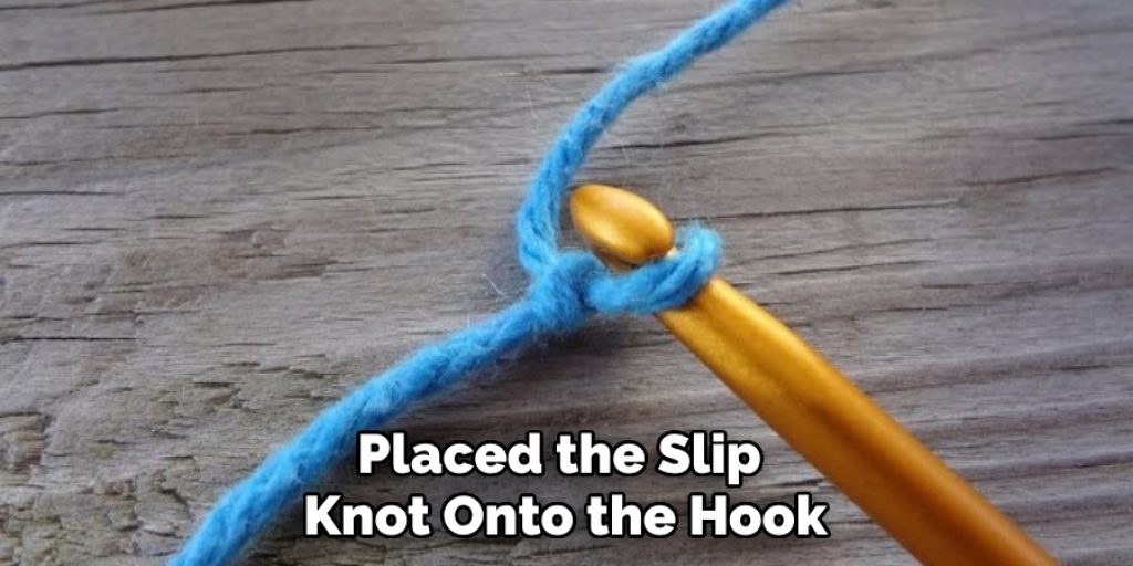Placed the Slip Knot Onto the Hook