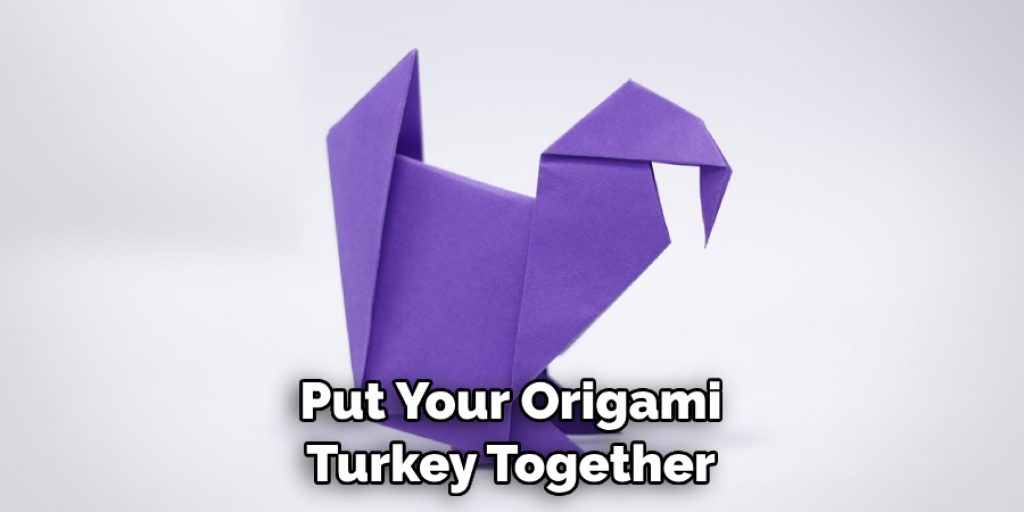 Put Your Origami Turkey Together