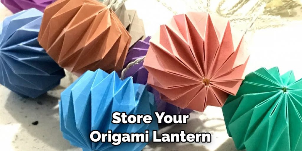 Store Your Origami Lantern
