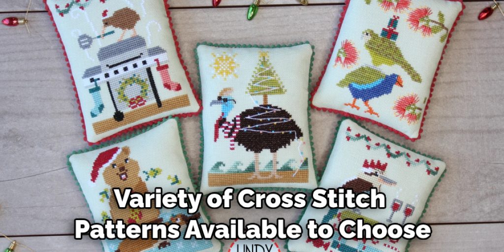 Variety of Cross Stitch Patterns Available to Choose