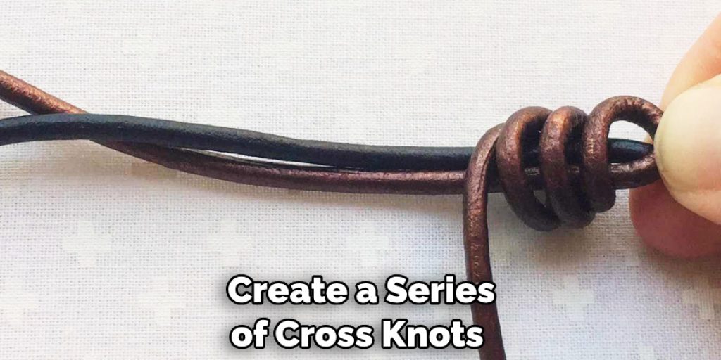 Create a Series of Cross Knots