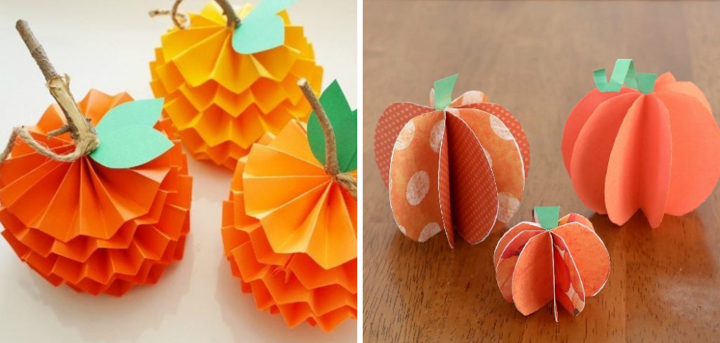 How to Make Origami Pumpkins