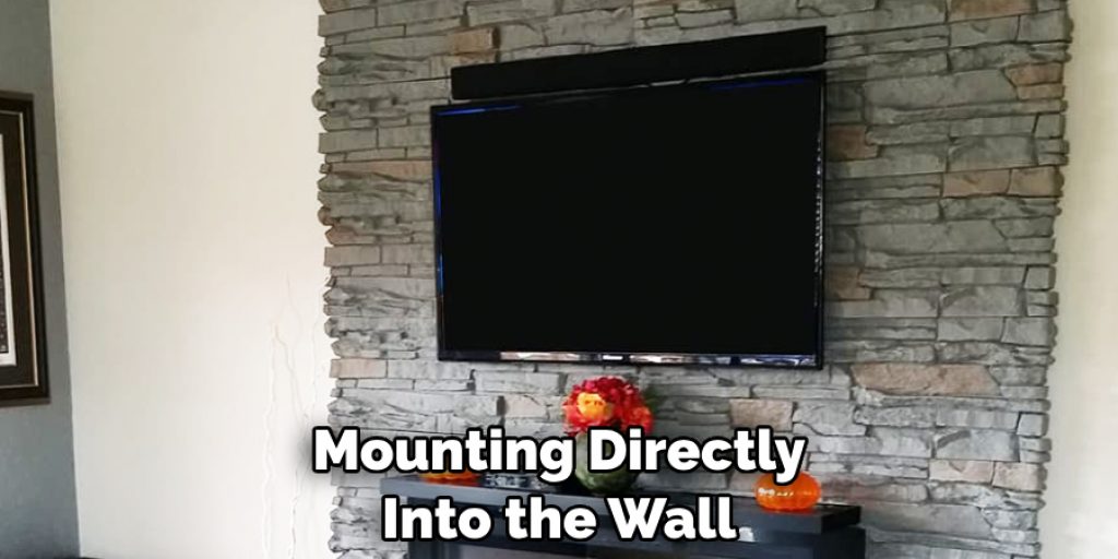 Mounting Directly Into the Wall