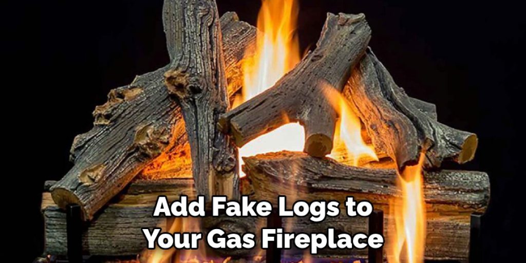 Add Fake Logs to Your Gas Fireplace