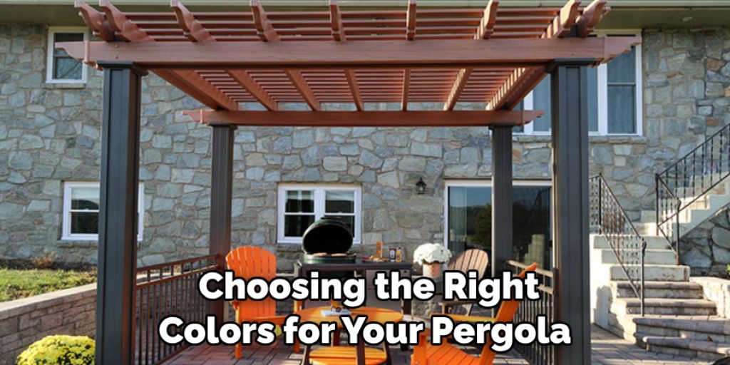 Choosing the Right Colors for Your Pergola