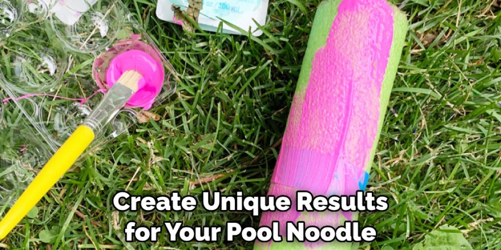 Create Unique Results for Your Pool Noodle