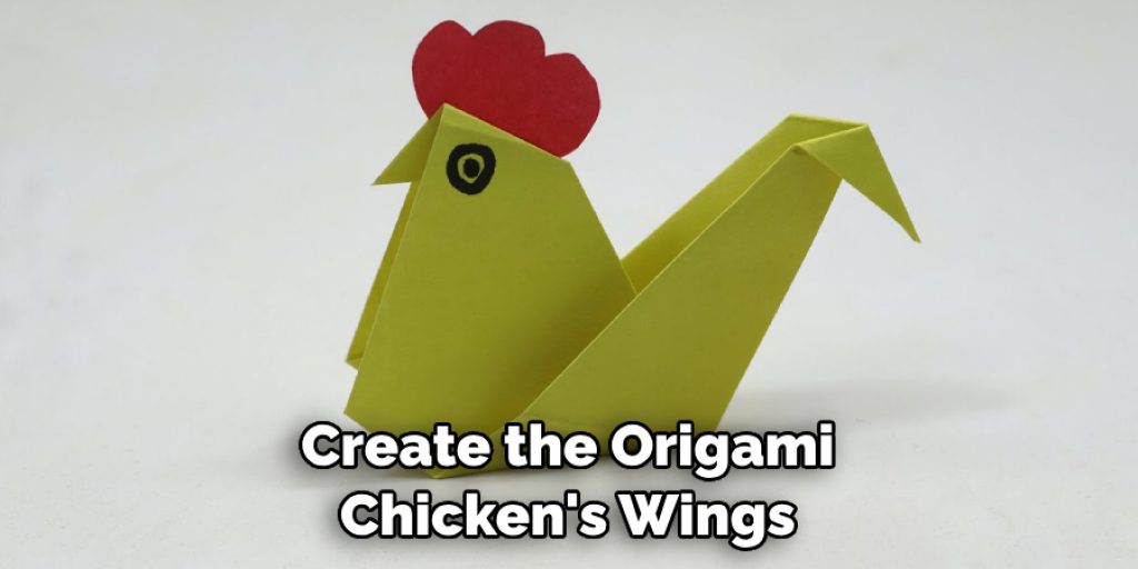 Create the Origami Chicken's Wings