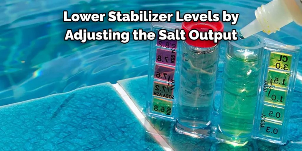 Lower Stabilizer Levels by 
Adjusting the Salt Output