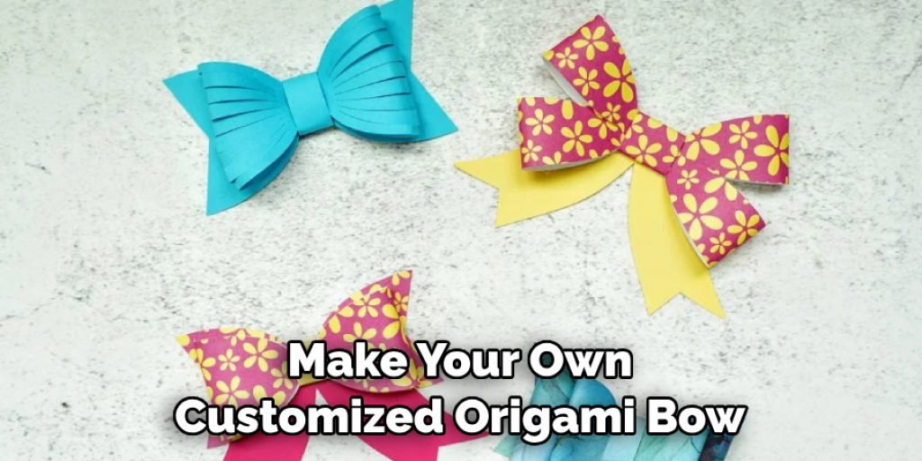 Make Your Own Customized Origami Bow